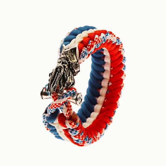 Bracelet Vintage Tressé – Esprit Pirate  & Artisanat