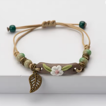 Bracelet en Céramique Tissé à la Main – Équilibre entre Tradition et Modernité