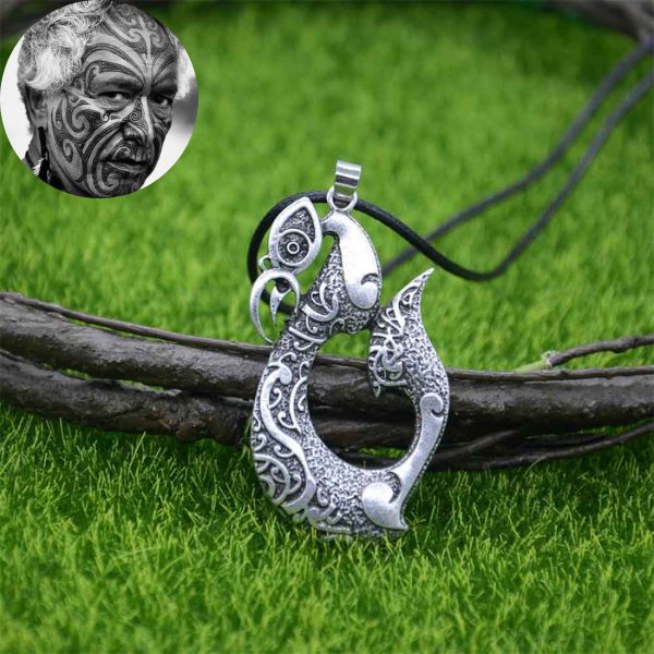 Collier Pendentif Maori Mixte - 100% Artisanal - Pikorua -Symbole d’éternité -  Nouvelle Zélande
