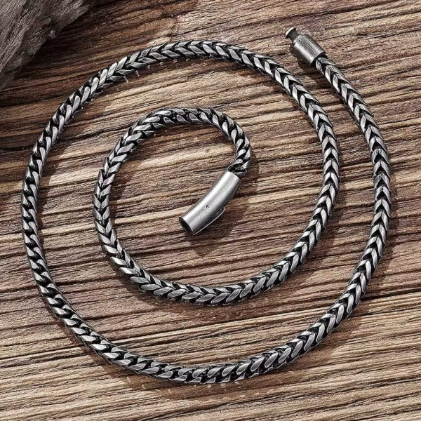 Collier Chaîne à Maillons Oxydés