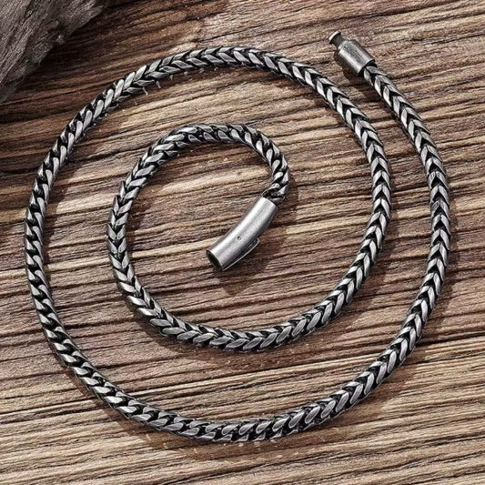 Collier Chaîne à Maillons Oxydés