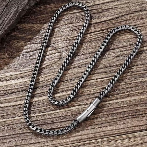 Collier Chaîne à Maillons Oxydés