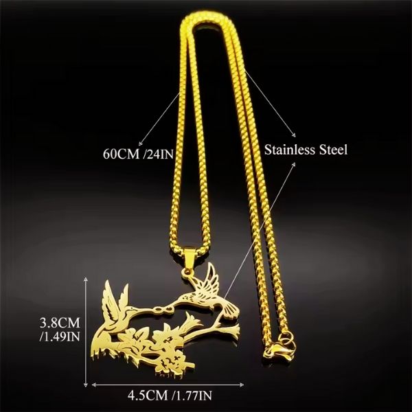 Collier Colibri – Symbole d’Amour et de Liberté - Caraïbes