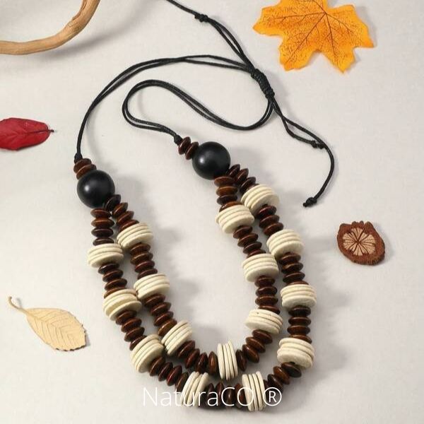 Collier original en Noix de Coco - Naturel et Ecologique - NaturaCO ®