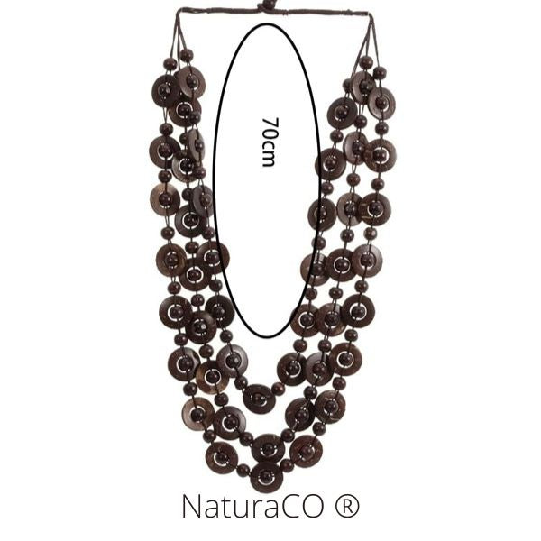 Collier original en Noix de Coco - Naturel et Ecologique - NaturaCO ®