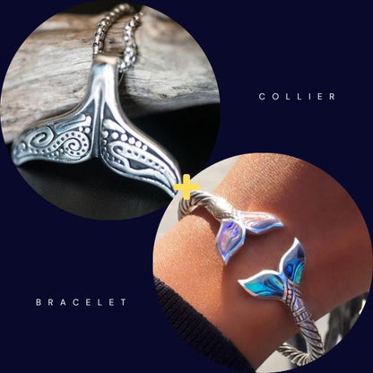Offre Combo Femmes : Collier Pendentif et Bracelet Maori - Polynésie / Nouvelle Zélande
