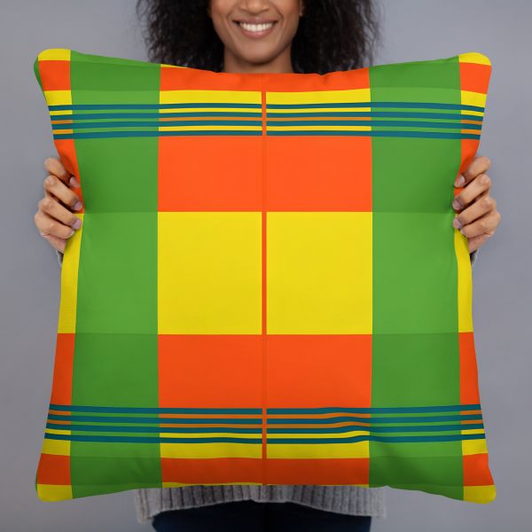 Coussins Madras – L’Art du Tissu Créole Revisité