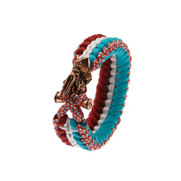 Bracelet Vintage Tressé – Esprit Pirate  & Artisanat