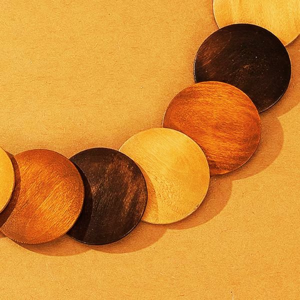 Collier en  Bois - Création Artisanale par Creatiz, Martinique
