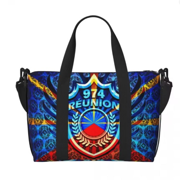 Grand Sac Fourre-Tout Femme – Aux Couleurs de La Réunion