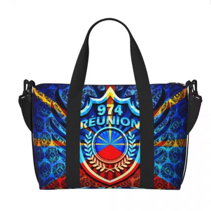 Grand Sac Fourre-Tout Femme – Aux Couleurs de La Réunion