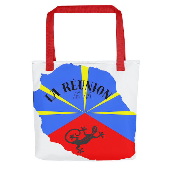 Grand Tote Bag Bio – La Réunion Lé La – Design Margouillat