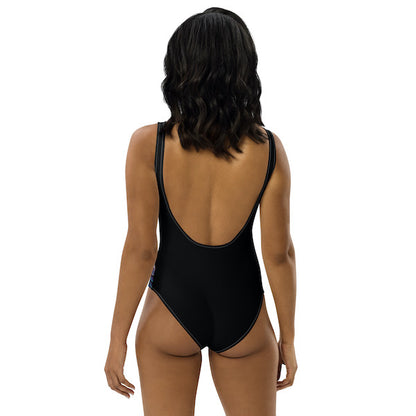 Maillot de bain une pièce femme – colibri dans un jardin tropical – dos nu et coupe brésilienne – inspiré des îles polynésiennes