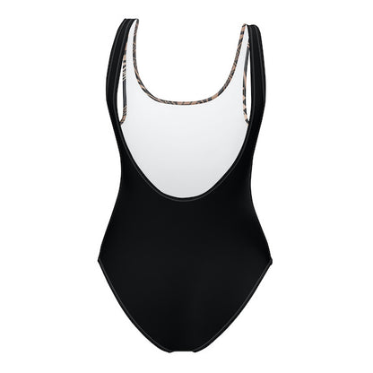 Maillot de Bain 1 Pièce – Inspiration Polynésienne – Coupe Brésilienne Féminine - Impression Motifs Tribaux