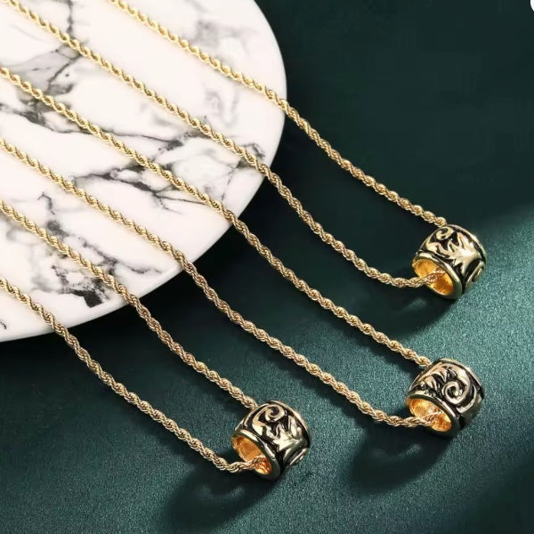 Parure de bijoux Hawaïens pour femme – Collier pendentif  ET boucles d’oreilles émaillés