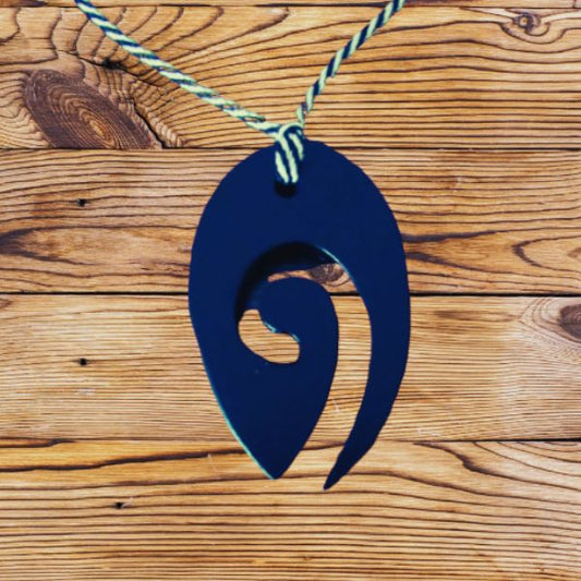 Collier Pendentif KORU Maori - Collier de protection - Polynésie / Nouvelle Zélande