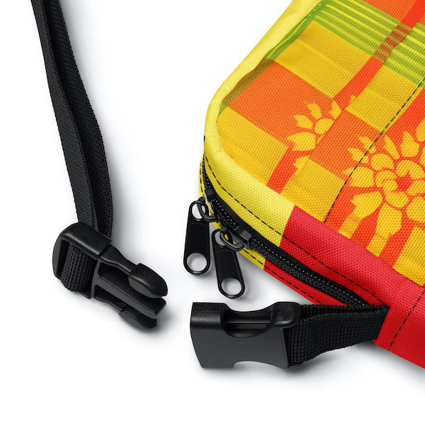 Sac à Bandoulière aux Couleurs du Madras – L’Étoffe Emblématique des Antilles