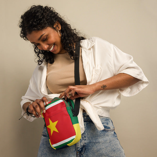 Sac à Bandoulière Drapeau de la Guadeloupe – Pratique, Résistant et Stylé