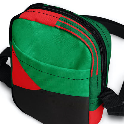 Sac à Bandoulière Drapeau de la Martinique – Élégant, Pratique et Résistant