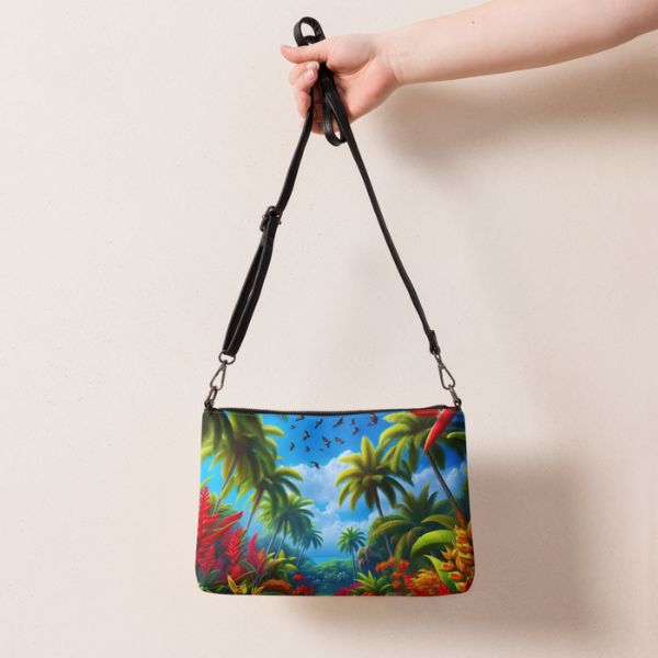 Sac bandoulière Design Jardin Tropical des Antilles
