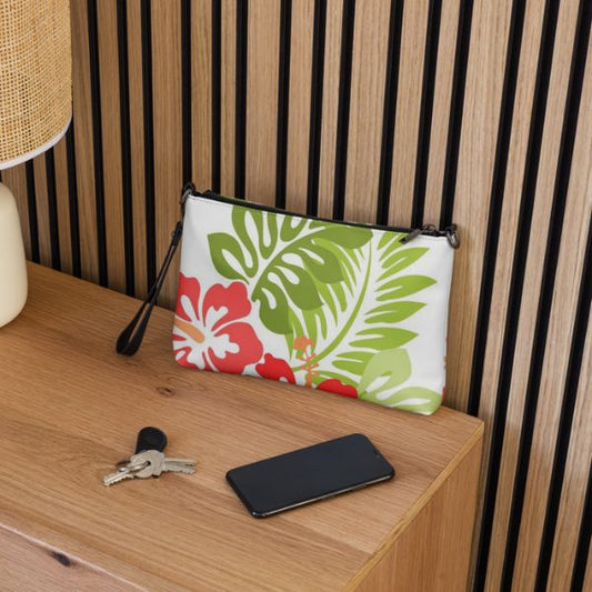 Sac bandoulière Design Hibiscus des Antilles