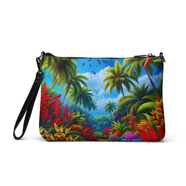 Sac bandoulière Design Jardin Tropical des Antilles
