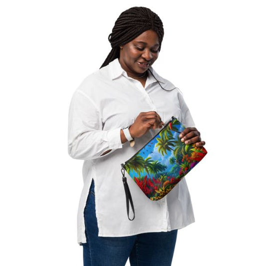 Sac bandoulière Design Jardin Tropical des Antilles