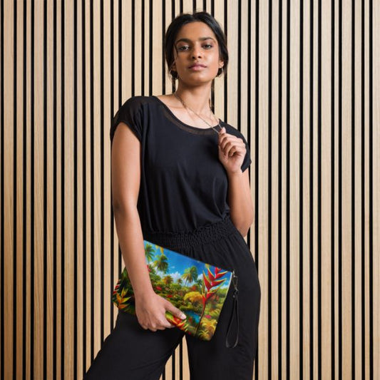 Sac bandoulière Design Jardin Tropical des Antilles