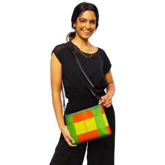 Sac Bandoulière Design Madras : Élégance et Fonctionnalité
