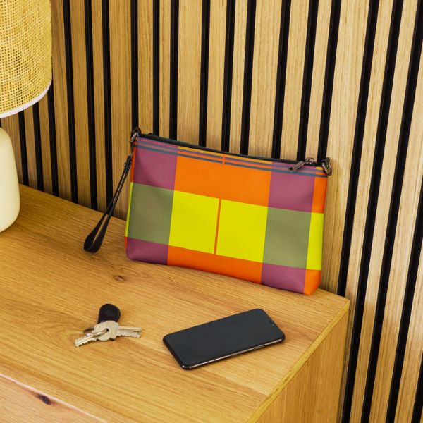 Sac Bandoulière Design Madras  : Élégance et Fonctionnalité