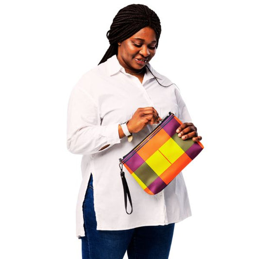 Sac Bandoulière Design Madras  : Élégance et Fonctionnalité