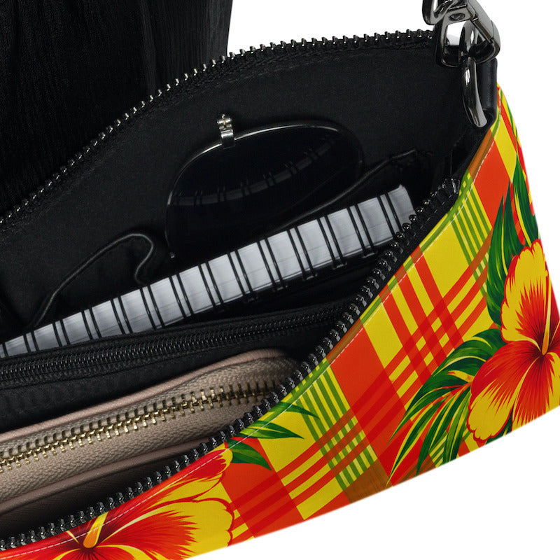 Sac Bandoulière Héritage Madras – Anba Solèy - Martinique