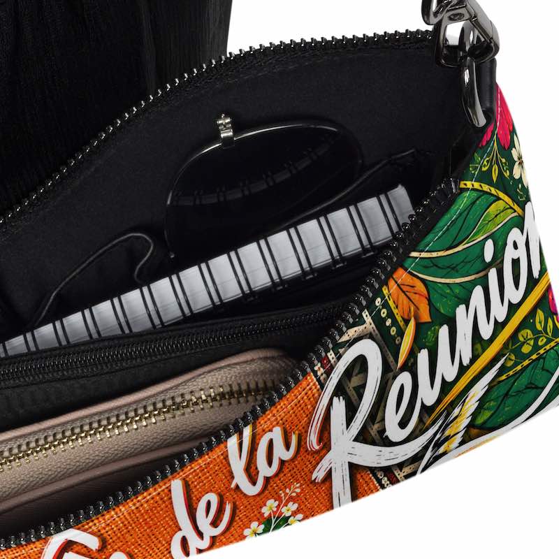 Sac en bandoulière - Sac artisanal péi - Artisanat Réunion fait main