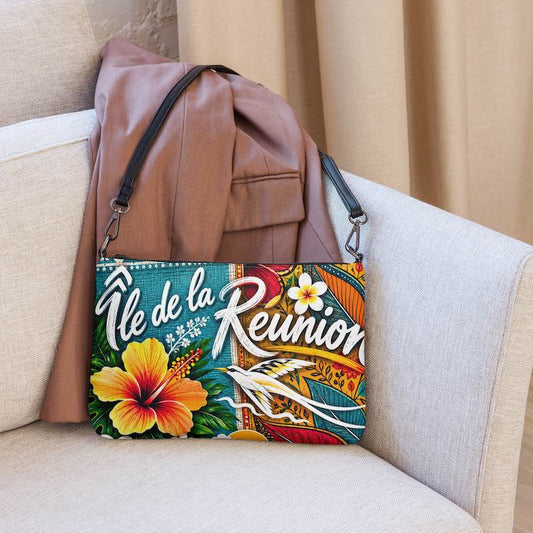 Sac en bandoulière - Sac artisanal péi - Artisanat Réunion fait main