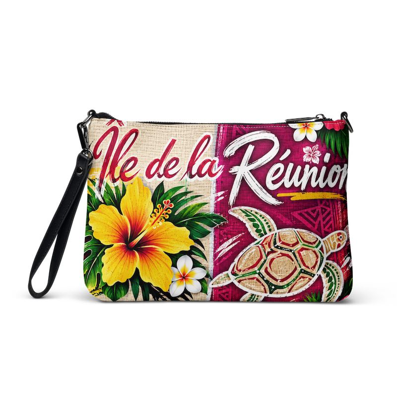 Sac en bandoulière - Sac artisanal péi - Artisanat Réunion fait main