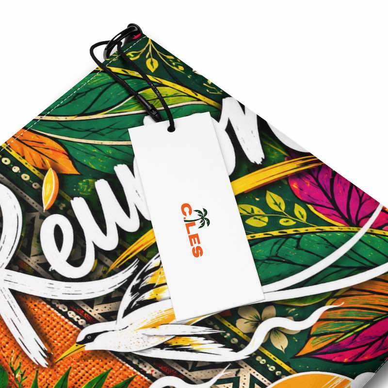 Sac en bandoulière - Sac artisanal péi - Artisanat Réunion fait main