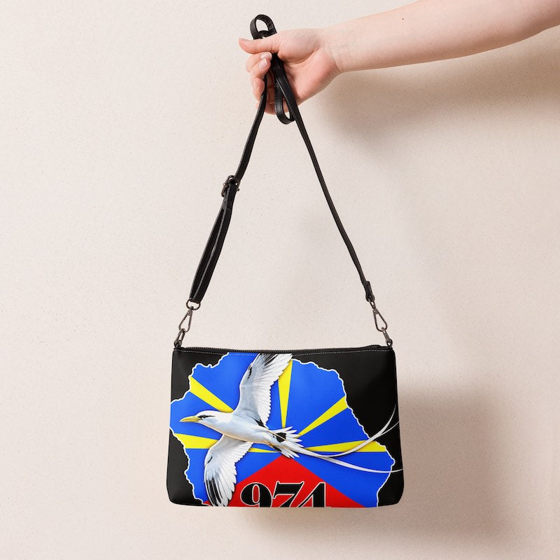 Sac en bandoulière - Sac artisanal péi - Artisanat Réunion fait main