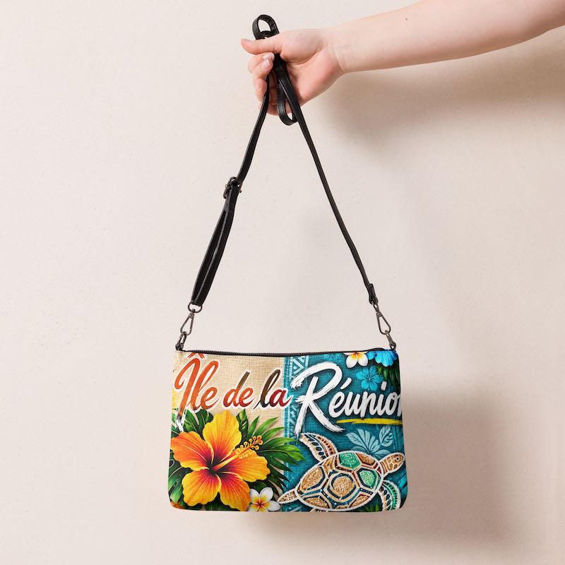 Sac en bandoulière - Sac artisanal péi - Artisanat Réunion fait main