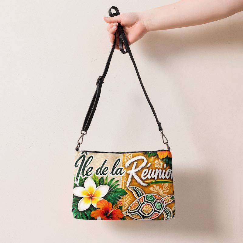 Sac en bandoulière - Sac artisanal péi - Artisanat Réunion fait main