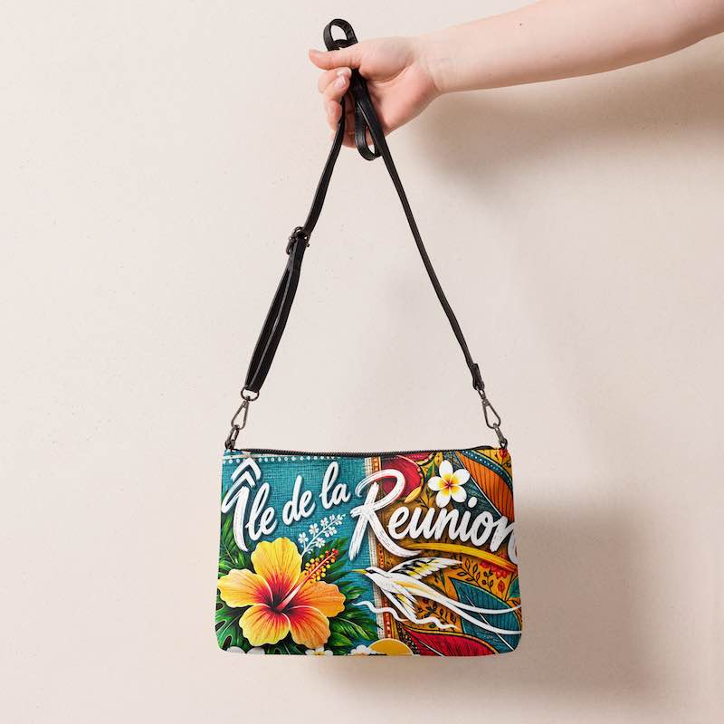 Sac en bandoulière - Sac artisanal péi - Artisanat Réunion fait main