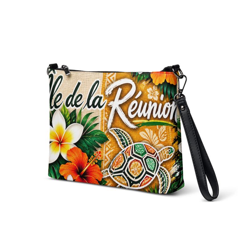 Sac en bandoulière - Sac artisanal péi - Artisanat Réunion fait main