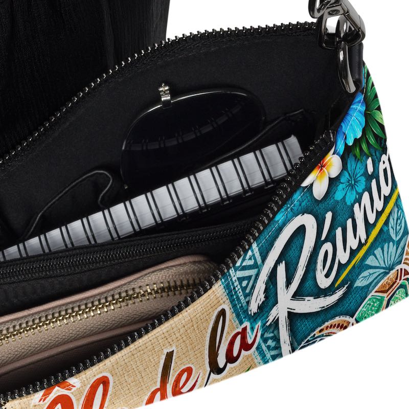 Sac en bandoulière - Sac artisanal péi - Artisanat Réunion fait main