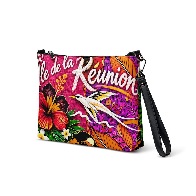 Sac en bandoulière - Sac artisanal péi - Artisanat Réunion fait main