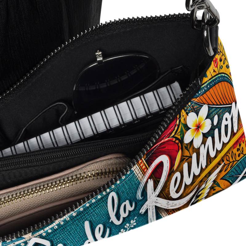 Sac en bandoulière - Sac artisanal péi - Artisanat Réunion fait main