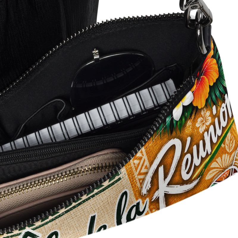 Sac en bandoulière - Sac artisanal péi - Artisanat Réunion fait main