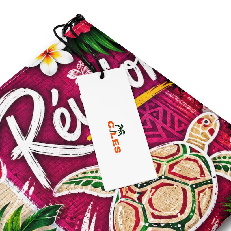 Sac en bandoulière - Sac artisanal péi - Artisanat Réunion fait main