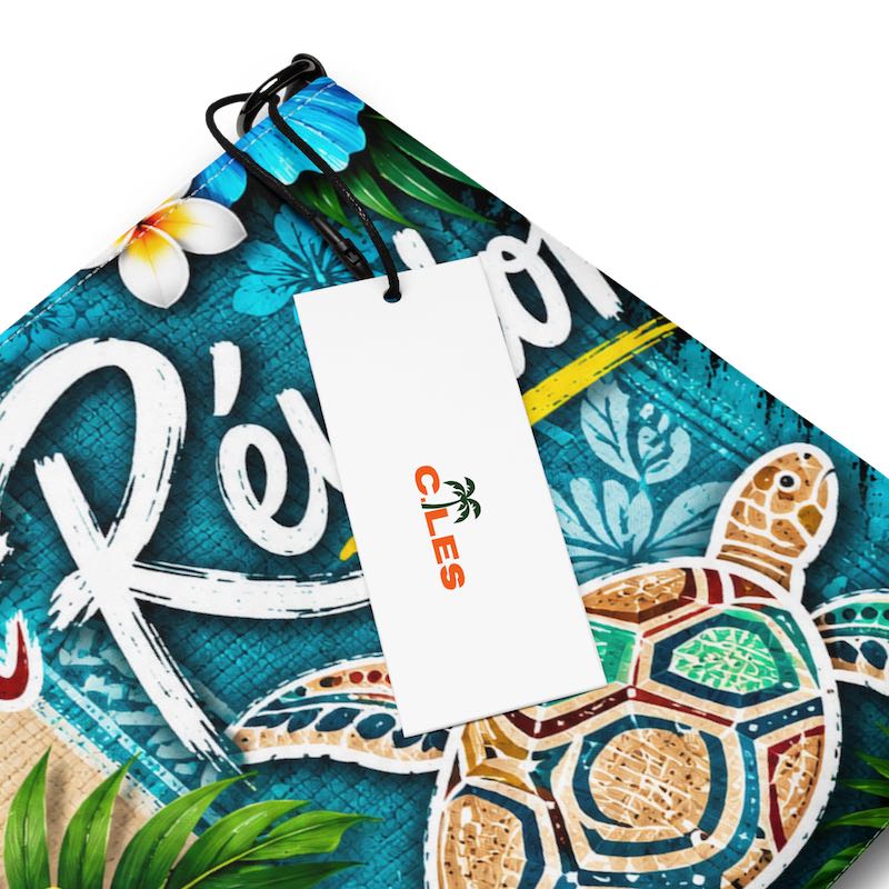 Sac en bandoulière - Sac artisanal péi - Artisanat Réunion fait main