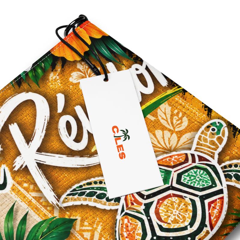 Sac en bandoulière - Sac artisanal péi - Artisanat Réunion fait main