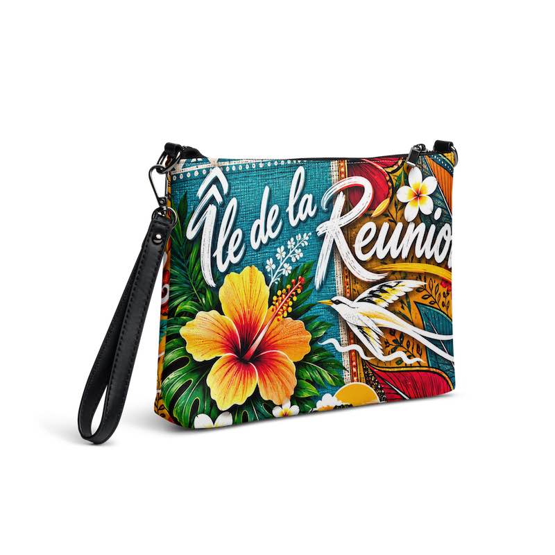 Sac en bandoulière - Sac artisanal péi - Artisanat Réunion fait main