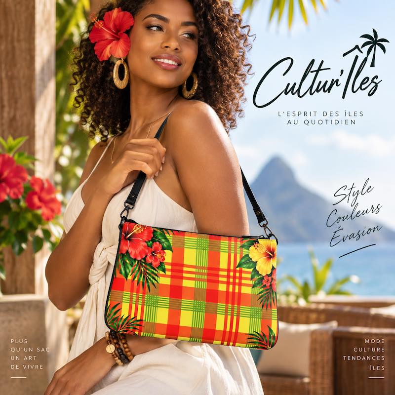 Sac en bandoulière Héritage Madras - Madrina - Martinique